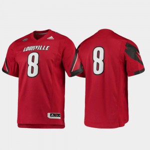 #8 For Men Premier Louisville Jersey Red Football